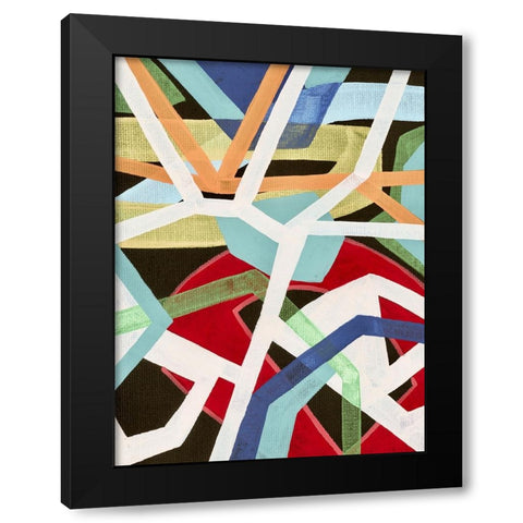 Magnetic Color II Black Modern Wood Framed Art Print by Galapon, Nikki