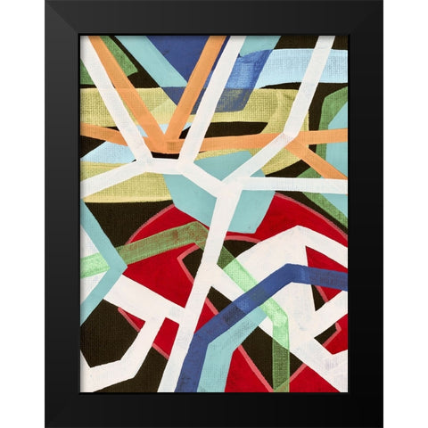 Magnetic Color II Black Modern Wood Framed Art Print by Galapon, Nikki