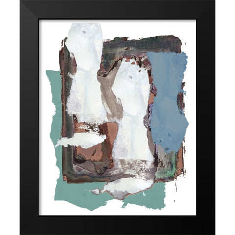 Brights Soft Wash I Black Modern Wood Framed Art Print by Cartissi