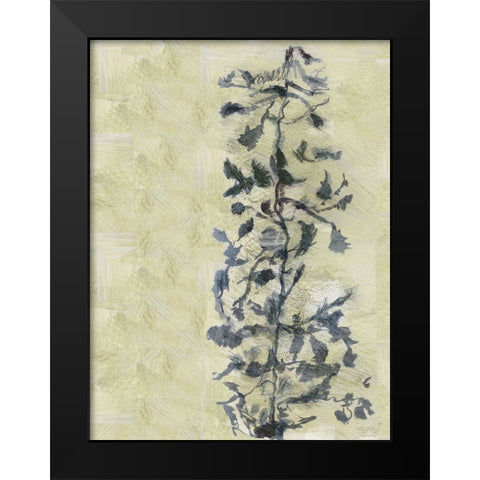 Chinoiserie 2 Tan I Black Modern Wood Framed Art Print by Cartissi