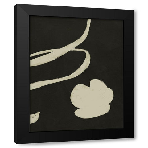 Neutral Spring I Black Modern Wood Framed Art Print with Double Matting by Green, Jacob