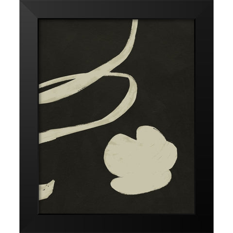 Neutral Spring I Black Modern Wood Framed Art Print by Green, Jacob