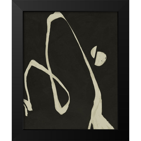 Neutral Spring II Black Modern Wood Framed Art Print by Green, Jacob