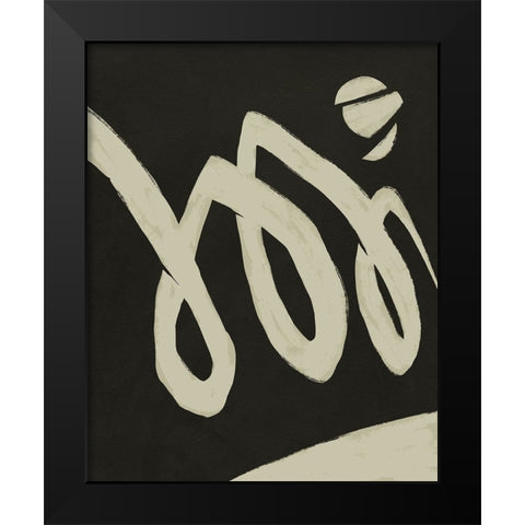 Neutral Spring IV Black Modern Wood Framed Art Print by Green, Jacob