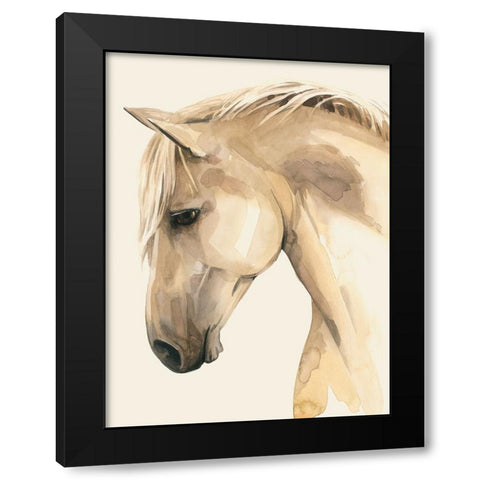 Golden Palomino II Black Modern Wood Framed Art Print by Popp, Grace