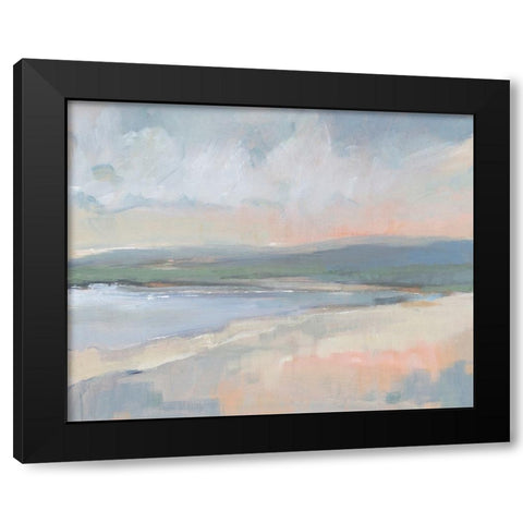 Coastal Study I Black Modern Wood Framed Art Print with Double Matting by OToole, Tim