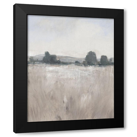 Place And Time I Black Modern Wood Framed Art Print with Double Matting by OToole, Tim