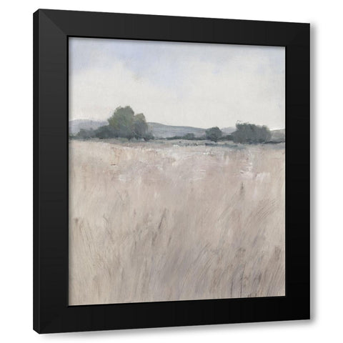 Place And Time II Black Modern Wood Framed Art Print with Double Matting by OToole, Tim