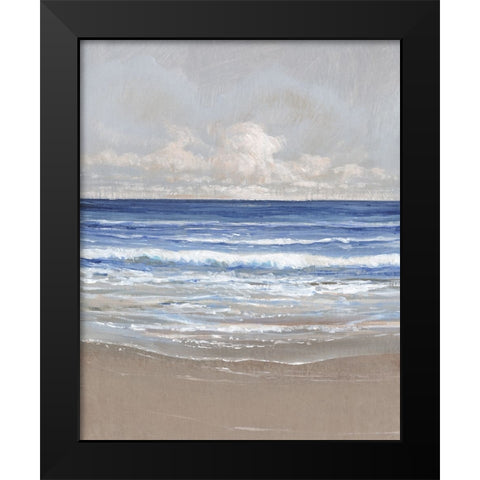 Stress-Free I Black Modern Wood Framed Art Print by OToole, Tim