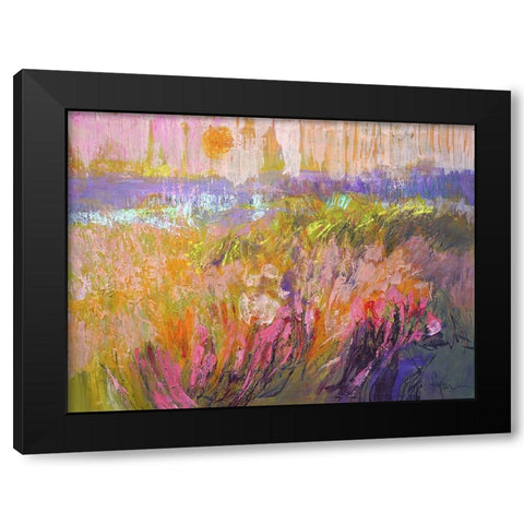 Among the Green Pastures VI Black Modern Wood Framed Art Print by Fagan, Dorothy