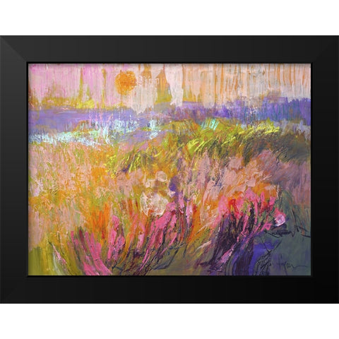 Among the Green Pastures VI Black Modern Wood Framed Art Print by Fagan, Dorothy