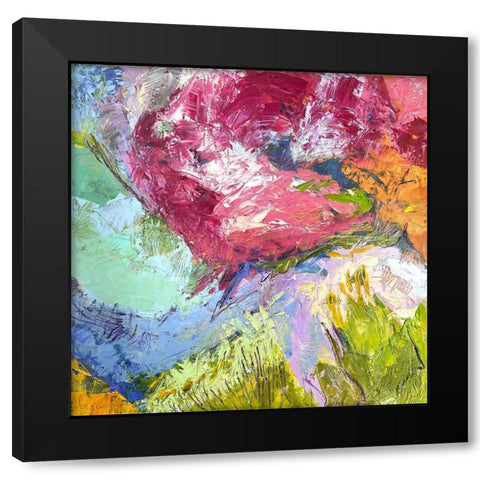 Bird in the Hand I Black Modern Wood Framed Art Print with Double Matting by Fagan, Dorothy