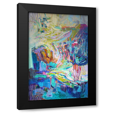 Gathering up the Goddess I Black Modern Wood Framed Art Print with Double Matting by Fagan, Dorothy