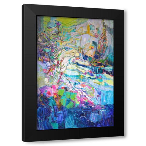 Gathering up the Goddess III Black Modern Wood Framed Art Print with Double Matting by Fagan, Dorothy