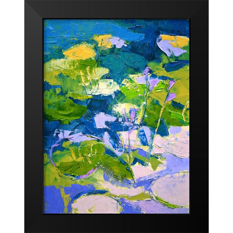 Glitter Me Happy II Black Modern Wood Framed Art Print by Fagan, Dorothy