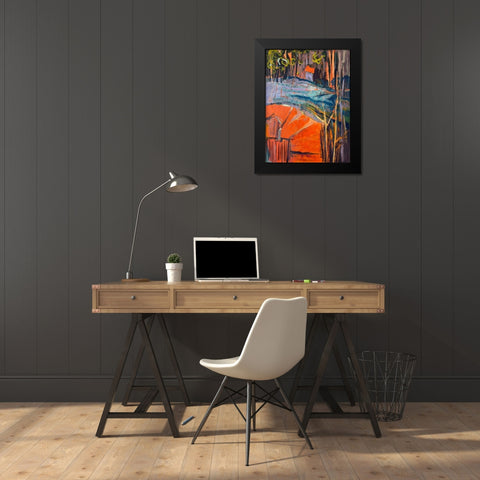 Cadmium Winter Solstice IV Black Modern Wood Framed Art Print by Fagan, Dorothy
