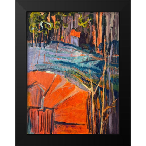 Cadmium Winter Solstice IV Black Modern Wood Framed Art Print by Fagan, Dorothy