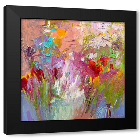 Hum Along With Me II Black Modern Wood Framed Art Print with Double Matting by Fagan, Dorothy