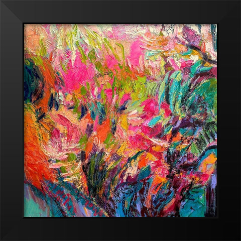 I Hear Her Sing II Black Modern Wood Framed Art Print by Fagan, Dorothy