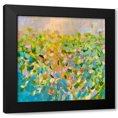 Sunrise on a Misty Morning II Black Modern Wood Framed Art Print by Fagan, Dorothy