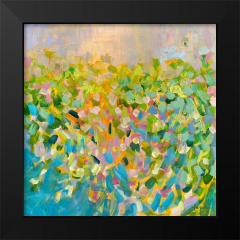 Sunrise on a Misty Morning II Black Modern Wood Framed Art Print by Fagan, Dorothy