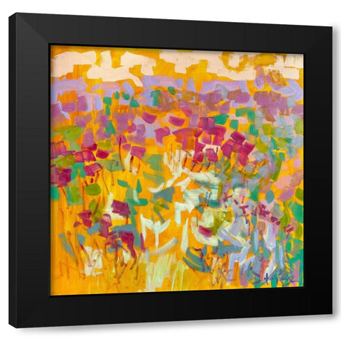 Sundance Field II Black Modern Wood Framed Art Print by Fagan, Dorothy