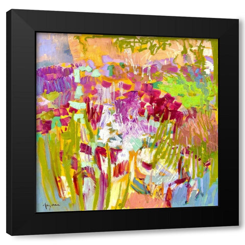 From My Garden Window III Black Modern Wood Framed Art Print with Double Matting by Fagan, Dorothy