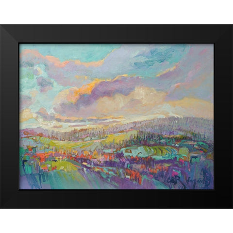 Land of Milk and Honey Black Modern Wood Framed Art Print by Fagan, Dorothy