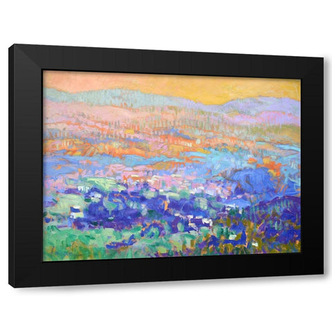 Meet Me and the Edge of Dreams Black Modern Wood Framed Art Print by Fagan, Dorothy
