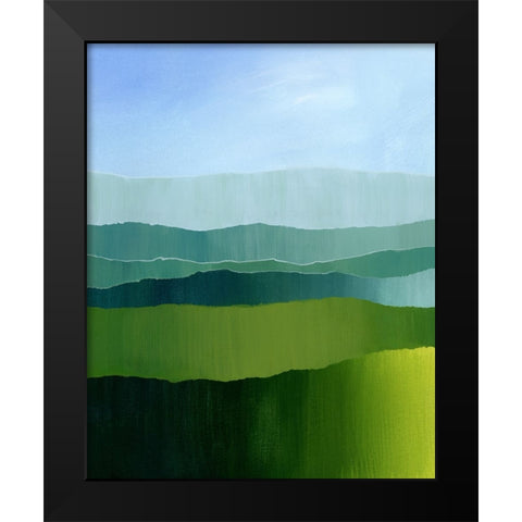 Blue Ridge Fade I Black Modern Wood Framed Art Print by Popp, Grace