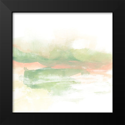 Patina Coastline IV Black Modern Wood Framed Art Print by Vess, June Erica