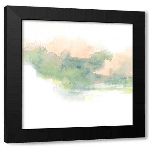 Patina Coastline VII Black Modern Wood Framed Art Print with Double Matting by Vess, June Erica