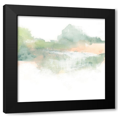 Patina Coastline IX Black Modern Wood Framed Art Print with Double Matting by Vess, June Erica