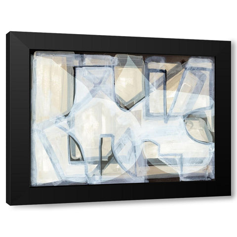 BAndW I Black Modern Wood Framed Art Print with Double Matting by Cartissi