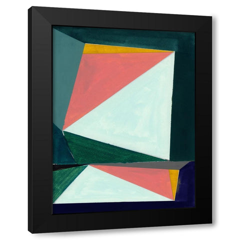 Chop I Black Modern Wood Framed Art Print with Double Matting by Cartissi