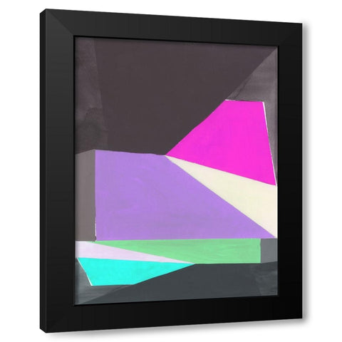 Chop III Black Modern Wood Framed Art Print with Double Matting by Cartissi