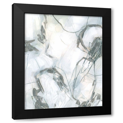 Indirect Object II Black Modern Wood Framed Art Print by Vess, June Erica