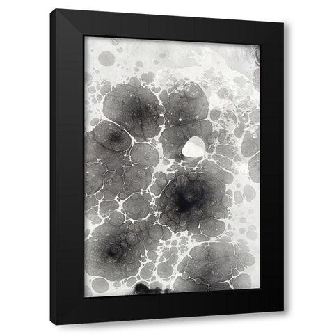 Marbling I Black Modern Wood Framed Art Print by Ferrell, Erin McGee
