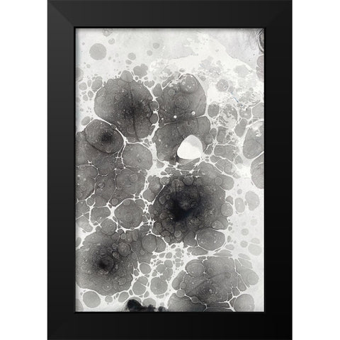 Marbling I Black Modern Wood Framed Art Print by Ferrell, Erin McGee