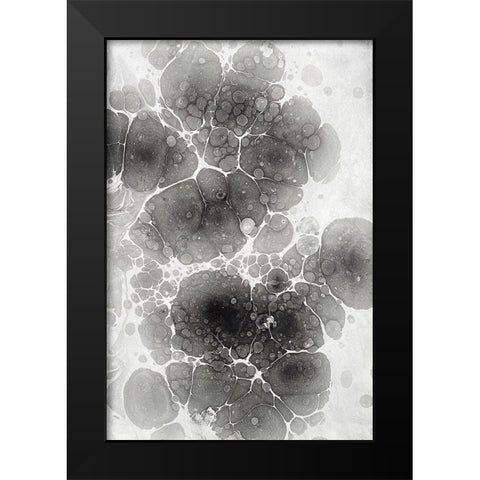 Marbling II Black Modern Wood Framed Art Print by Ferrell, Erin McGee