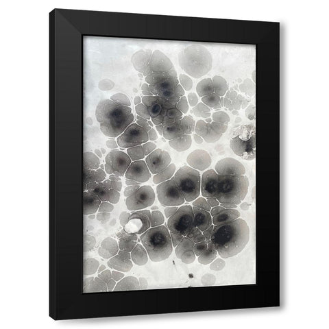 Marbling VIII Black Modern Wood Framed Art Print with Double Matting by Ferrell, Erin McGee
