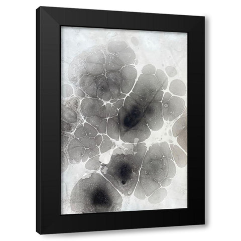 Marbling XI Black Modern Wood Framed Art Print with Double Matting by Ferrell, Erin McGee