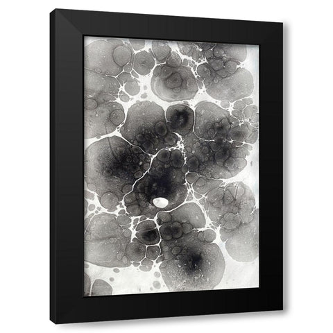 Marbling XIV Black Modern Wood Framed Art Print with Double Matting by Ferrell, Erin McGee