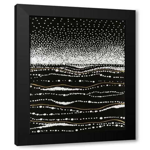 Infinity Sands II Black Modern Wood Framed Art Print by Lam, Vanna