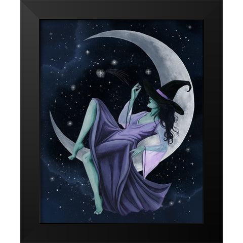 Star Sorceress I Black Modern Wood Framed Art Print by Popp, Grace