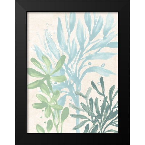 Swaying Seagrass II Black Modern Wood Framed Art Print by Vess, June Erica