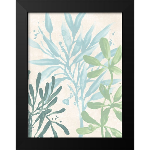 Swaying Seagrass III Black Modern Wood Framed Art Print by Vess, June Erica