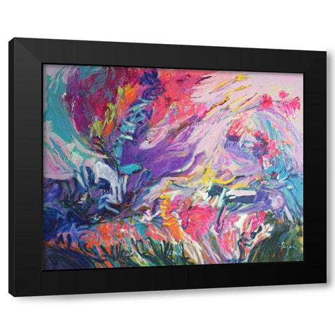 Cherished Black Modern Wood Framed Art Print by Fagan, Dorothy