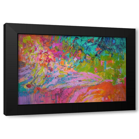 Passion Diva Black Modern Wood Framed Art Print by Fagan, Dorothy