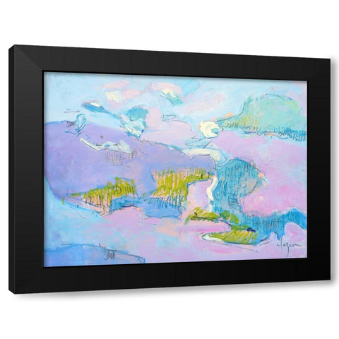 Come to My Window Black Modern Wood Framed Art Print by Fagan, Dorothy